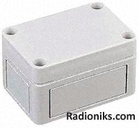 IP66 enclosure w/grey lid,254x180x90mm