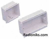 1gang socket box for Duo trunking,35mm D (1 Pack of 5)
