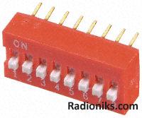 10 way standard DIL switch,17 tube 0.3in (1 Tube of 17)