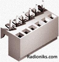 Connector 2.54mm pcb, bottom entry,11w