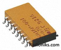 15-bussed SMT resistor network,10K