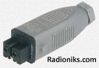 CONNECTOR, STAK 200, GREY