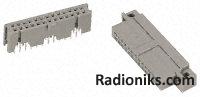 50 way IDC low profile board r/a socket