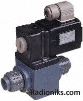 2 way PVC direct acting valve,240Vac