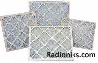 Glass fibre panel air filter,16x20x1in (1 Pack of 10)