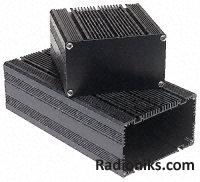 Anodised Al heat sink case,125x105x61mm