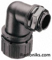 Right angle elbow for conduit,PG9 12mm (1 Pack of 5)