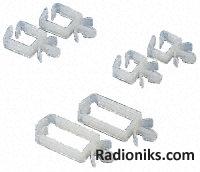 Push-in Nylon 6.6 Cable Clip, 12.7mm (1 Bag of 100)