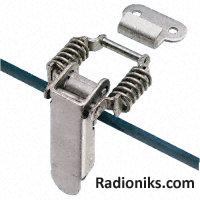 Spring load r/a fixing large steel latch (1 Pack of 2)