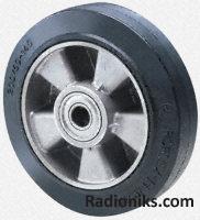 Rubber tyred Al wheel,ball,100mm OD