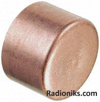 Copper tube end cap 22mm (1 Pack of 2)