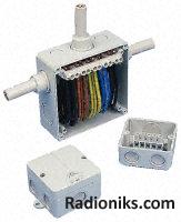 5 pole terminal block,6sq.mm dia cable (1 Pack of 5)