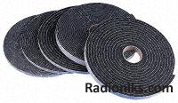 Blk PVC foam sealing strip,15m L x25mm W