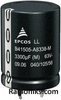 B41303 Al electrolytic cap,3300uF 100V