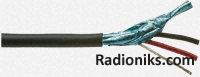 Black 1 pair flexible audio cable,304m (1 Reel of 304 Metre(s))