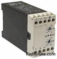 3 phase DIN rail soft start module,5.5kW