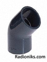 George fischer 45deg PVC-U elbow,3/8in (1 Pack of 2)