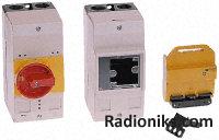 Enclosure IP55 red/yellow rotary handle