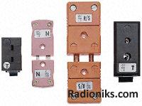 Type J standard thermocouple line socket