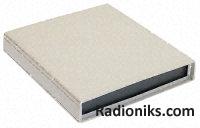 Light grey EMI/RFI case,231x212x67mm