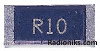 RL73 SMT thick film chip resistor,R10 1W