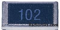 2512 SMT thickfilm chip resistor,100R 1W