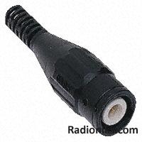 Blk crimp insul BNC plg for RG59 cable