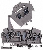 ZSI2.5 DIN rail fuse terminal,5x20mm (1 Pack of 5)