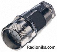 16 way in-line cable socket coupler,7.5A