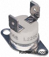 Bi-metallic thermostat,Open@200+/-11degC