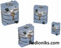 Low load flex membrane coupler,3/8x3/8in