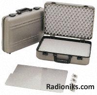 IP65 Aluminium equip case,458x331x153mm