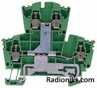 WDK2.5PE double deck earth terminal (1 Pack of 5)