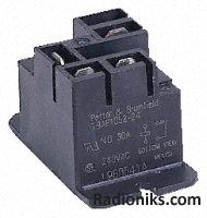 SPNO flange mount relay,30A 12Vdc coil