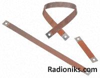 Insulated ground strap,76.2x12.7mm