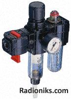 G1/2 filter/regulator/lubricator set