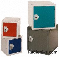 Grey door cube locker,305x305x305mm