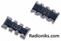 4-array convex 0603 LF resistor,10R