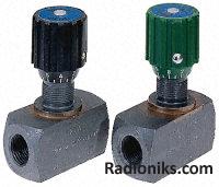 G1/4 BSP highpressure flow control valve