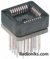 32 way wire wrapping std PLCC socket,1A
