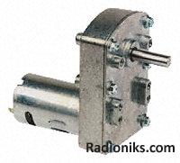 Geared DC motor,80rpm 24V