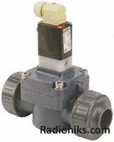 2/2 way solenoid valve,1/2in bore 240Vac