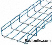 Steel wire cable tray,100x30mm 3m length (1 Pack of 4)