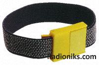 Anti allergenic fabric wrist band,10mm