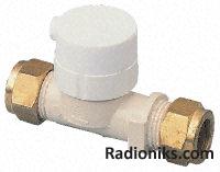 Beige liquid flow sensor,1.5-30 l/min