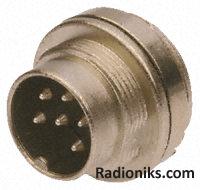 Series 723 2 way chassis mount plug,5A