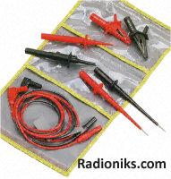 Multimeter lead standard set in pouch