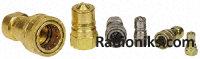 3/8in BSPP quick action brass coupling