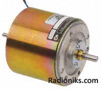 Low inertia DC servo motor,1600rpm 24V