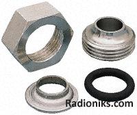 RJT union s/steel hexagon nut,1in OD